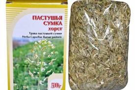 Растение пастушья сумка